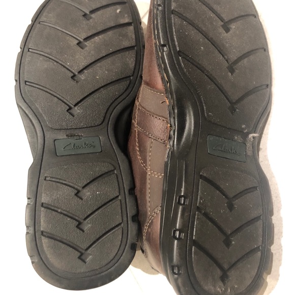 Clarks Brown Leather Shoes - Picture 4 of 4